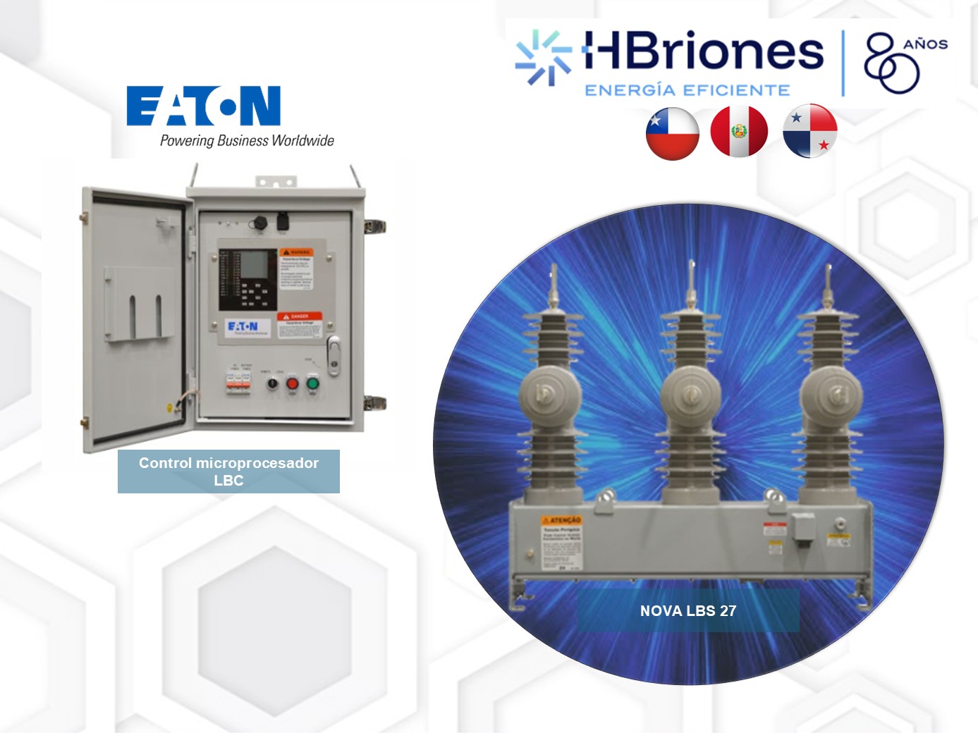 Interruptor Automático de Ruptura Bajo Carga NOVA-LBS, 27KV, 600A,16KA, 125K
