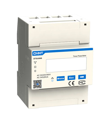 Medidor de Energía 4P RS485 MID 3×230/400V 5(80)A